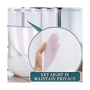 Conbo Mio Cortina de baño sin ganchos con forro_2