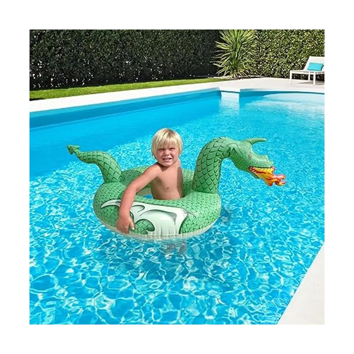 GoFloats Fire Dragon Jr Tubo de fiesta flotante para_2