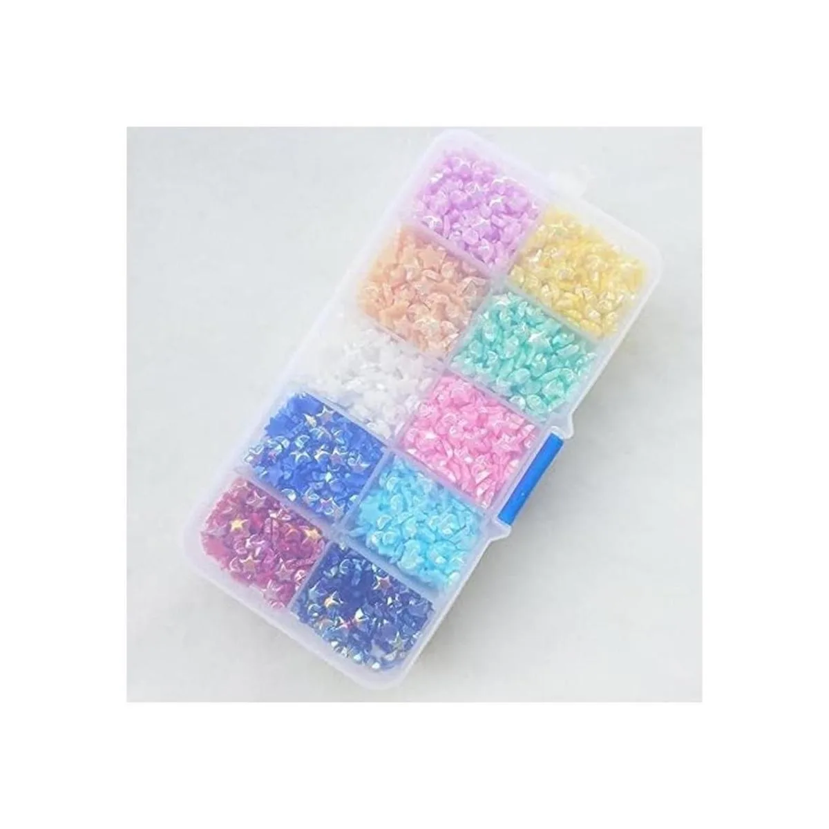 Chenkou Craft Cuentas de estrella de colores surtidos de_6