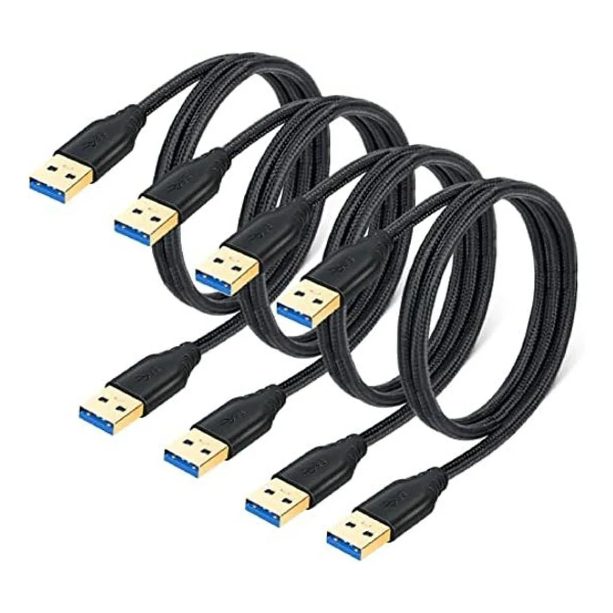 Besgoods Cable USB 3.0 A a A paquete de 4 cables USB_1