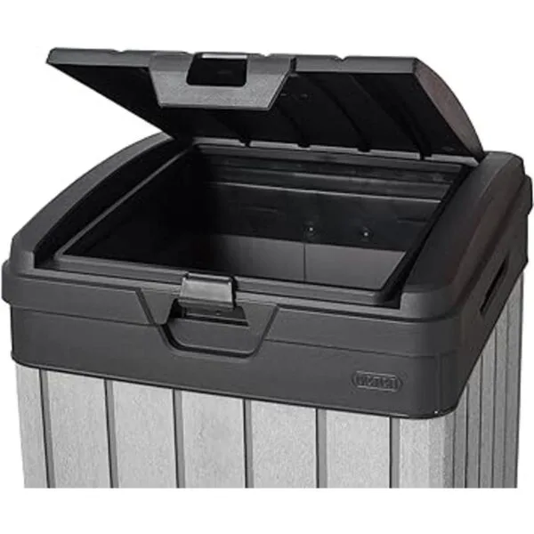 Keter Rockford Bote de basura de resina de 38 galones con_3