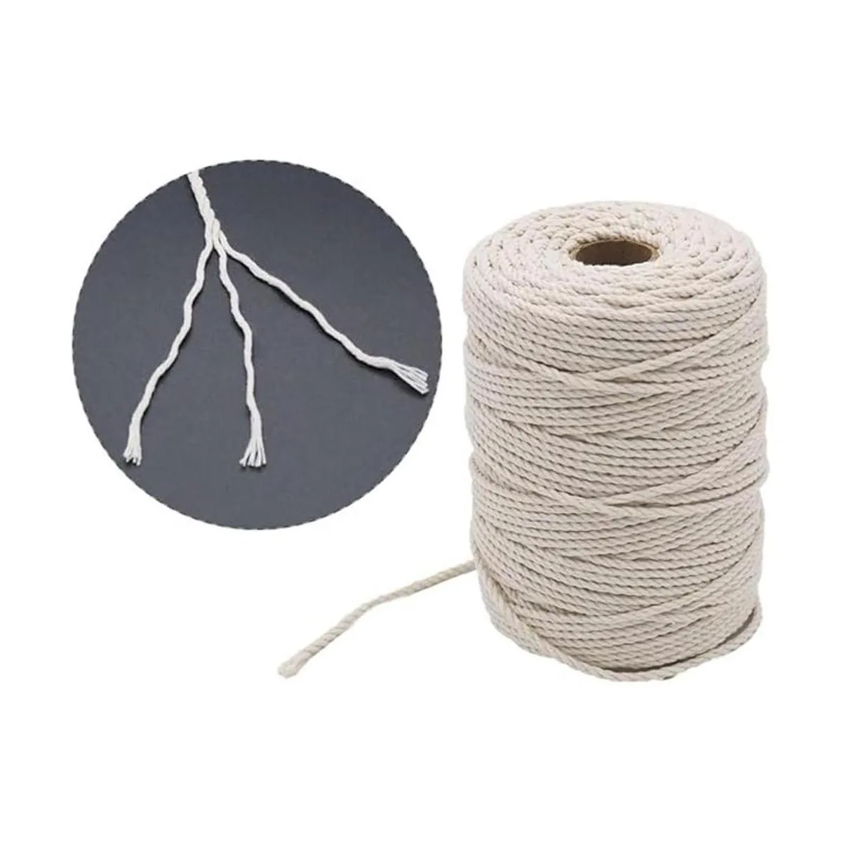 Tenn Well Cordel de algodón de 0.118 in cordel de 328_3