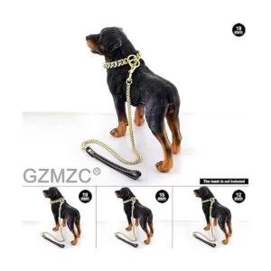 GZMZC Collar de cadena para perro oro de 18 quilates_5