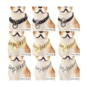 GZMZC Collar de cadena para perro oro de 18 quilates_6