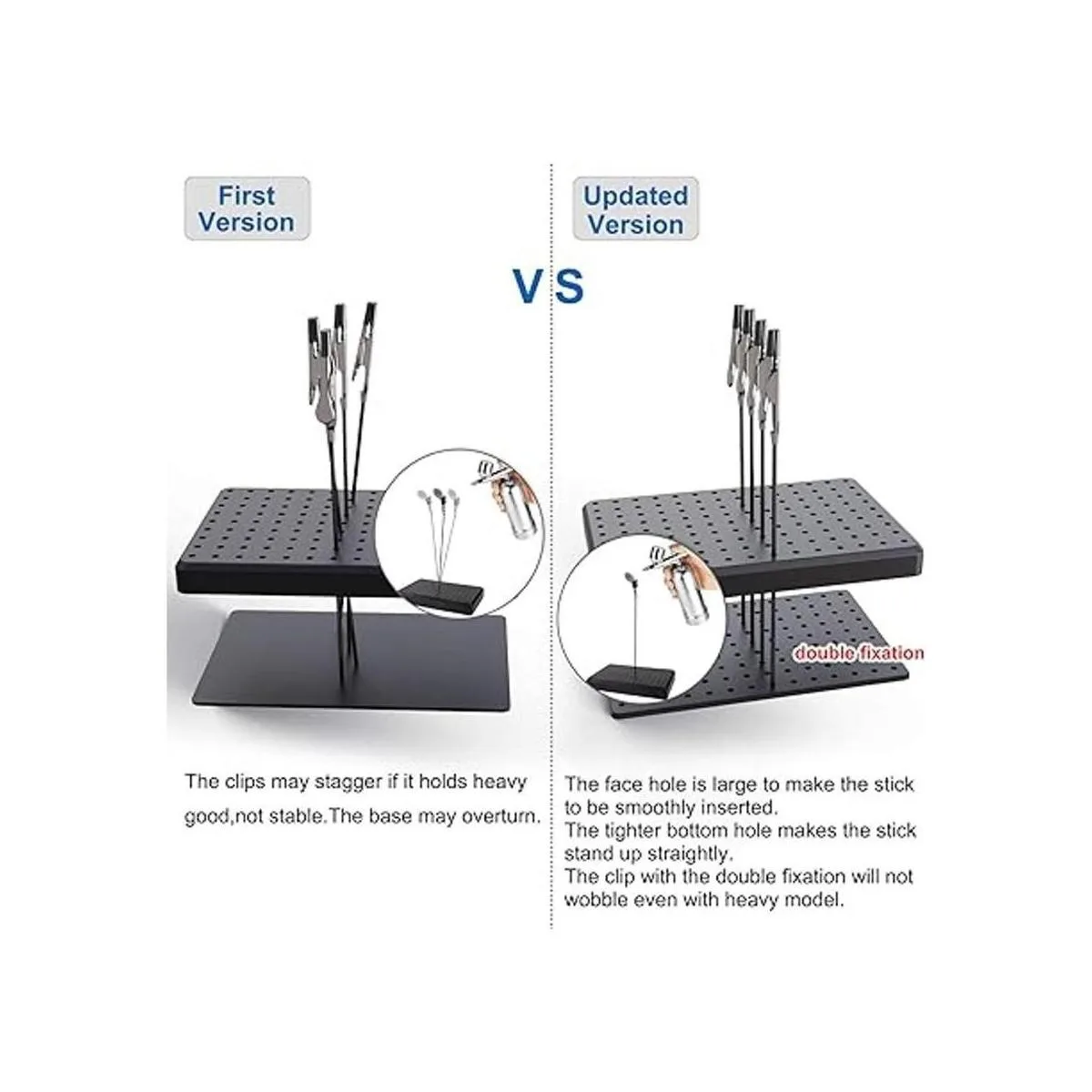 GJJC09B Juego de 1 base de soporte de pintura y 20 piezas_4