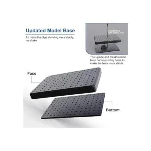 GJJC09B Juego de 1 base de soporte de pintura y 20 piezas_2