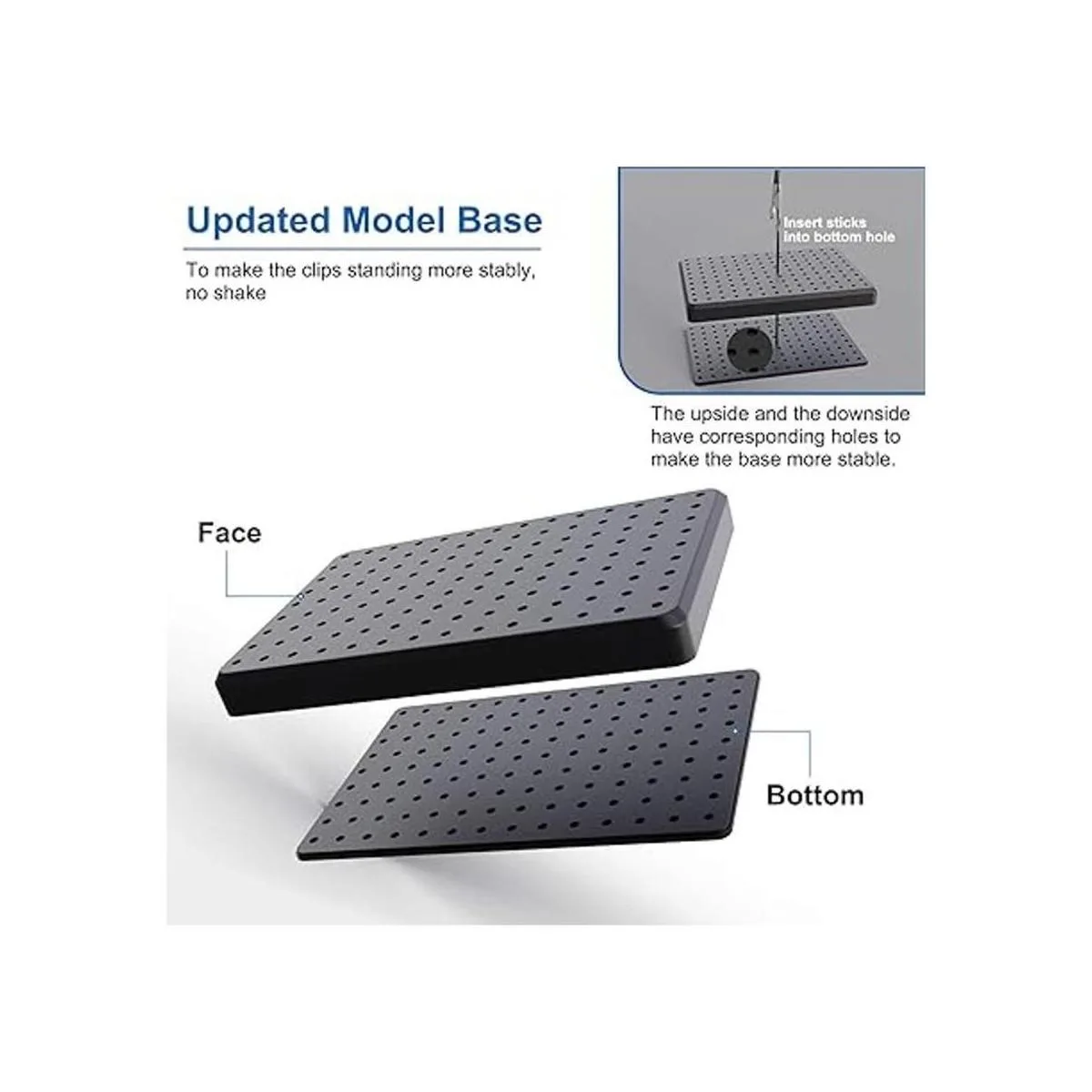 GJJC09B Juego de 1 base de soporte de pintura y 20 piezas_2