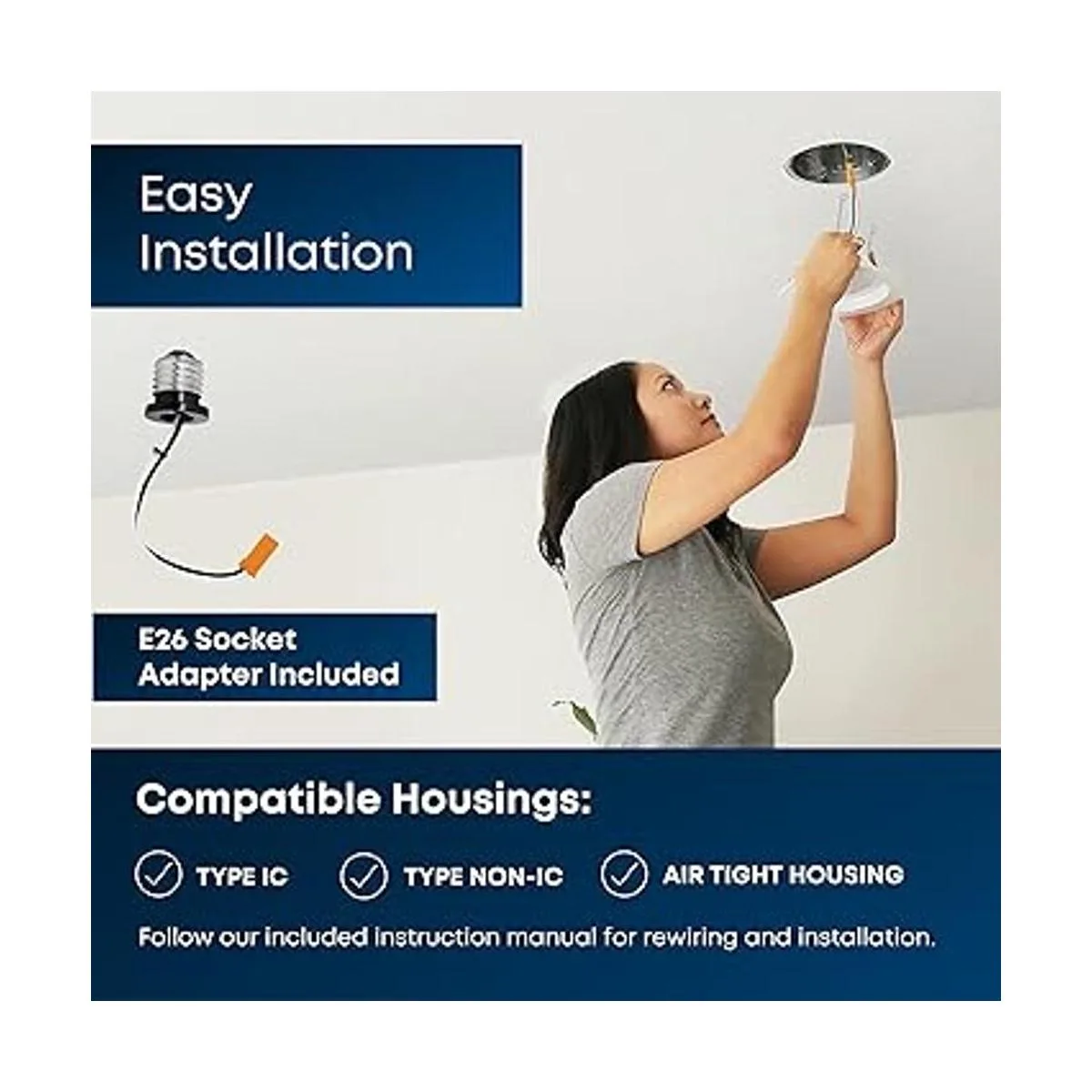 Feit Electric Downlight LED empotrable de 4 pulgadas_7