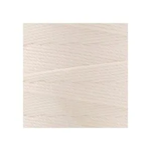 The Beadsmith Cordón de seda pura color blanco tamaño F_2