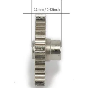 2 piezas de metal acero diff engranaje principal 38T motor_3