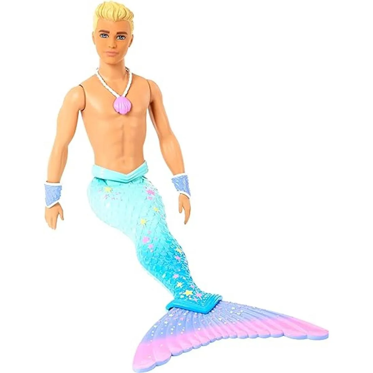 Barbie Dreamtopia Muñeca Merman de aproximadamente 12_5