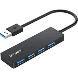 BYEASY Hub USB 3.0 de 4 puertos concentrador de datos_1