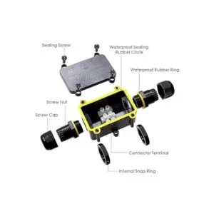 FX Caja de conexiones impermeable IP68 de 2 vías línea_4