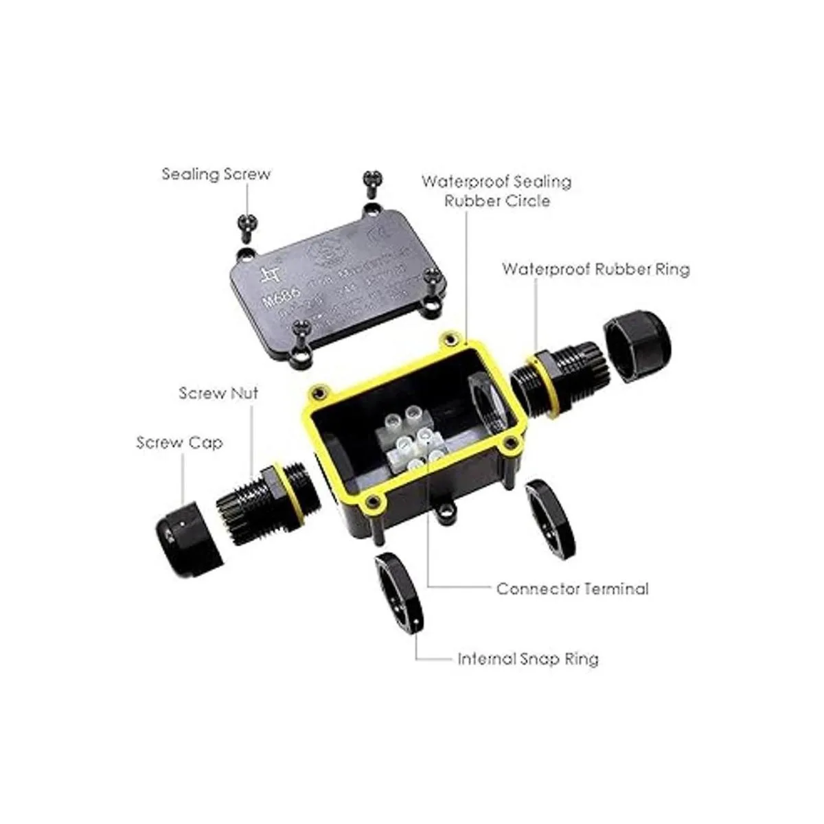 FX Caja de conexiones impermeable IP68 de 2 vías línea_4