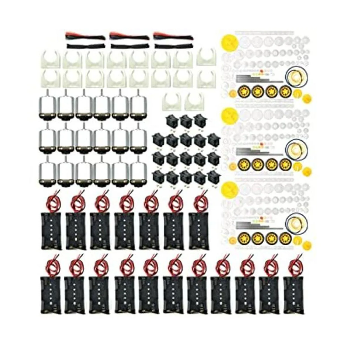 EUDAX Juego de 18 motores de CC mini motor eléctrico de_1