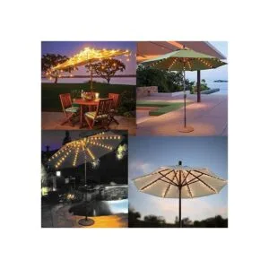Luces de sombrilla de patio 8 modos de iluminación 104_2