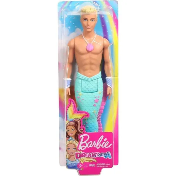 Barbie Dreamtopia Muñeca Merman de aproximadamente 12_6