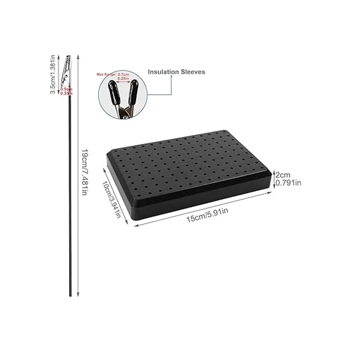 GJJC09B Juego de 1 base de soporte de pintura y 20 piezas_6