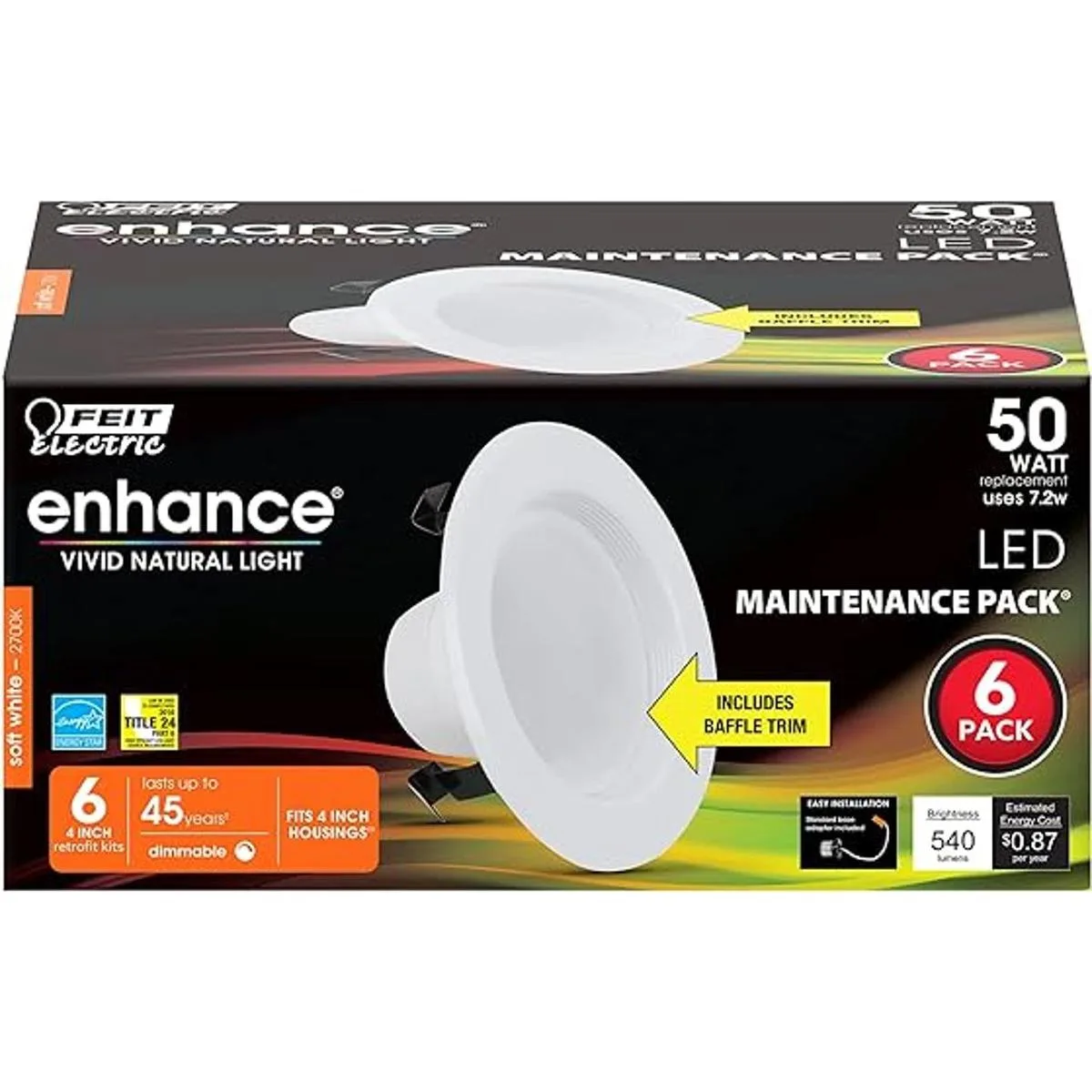 Feit Electric Downlight LED empotrable de 4 pulgadas_3