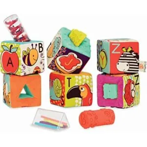 B. toys by Battat Bloques de bebé ABC Block Party_1