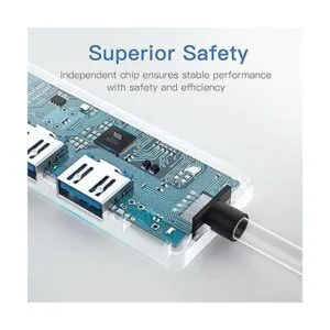 BYEASY Hub USB 3.0 de 4 puertos concentrador de datos_5