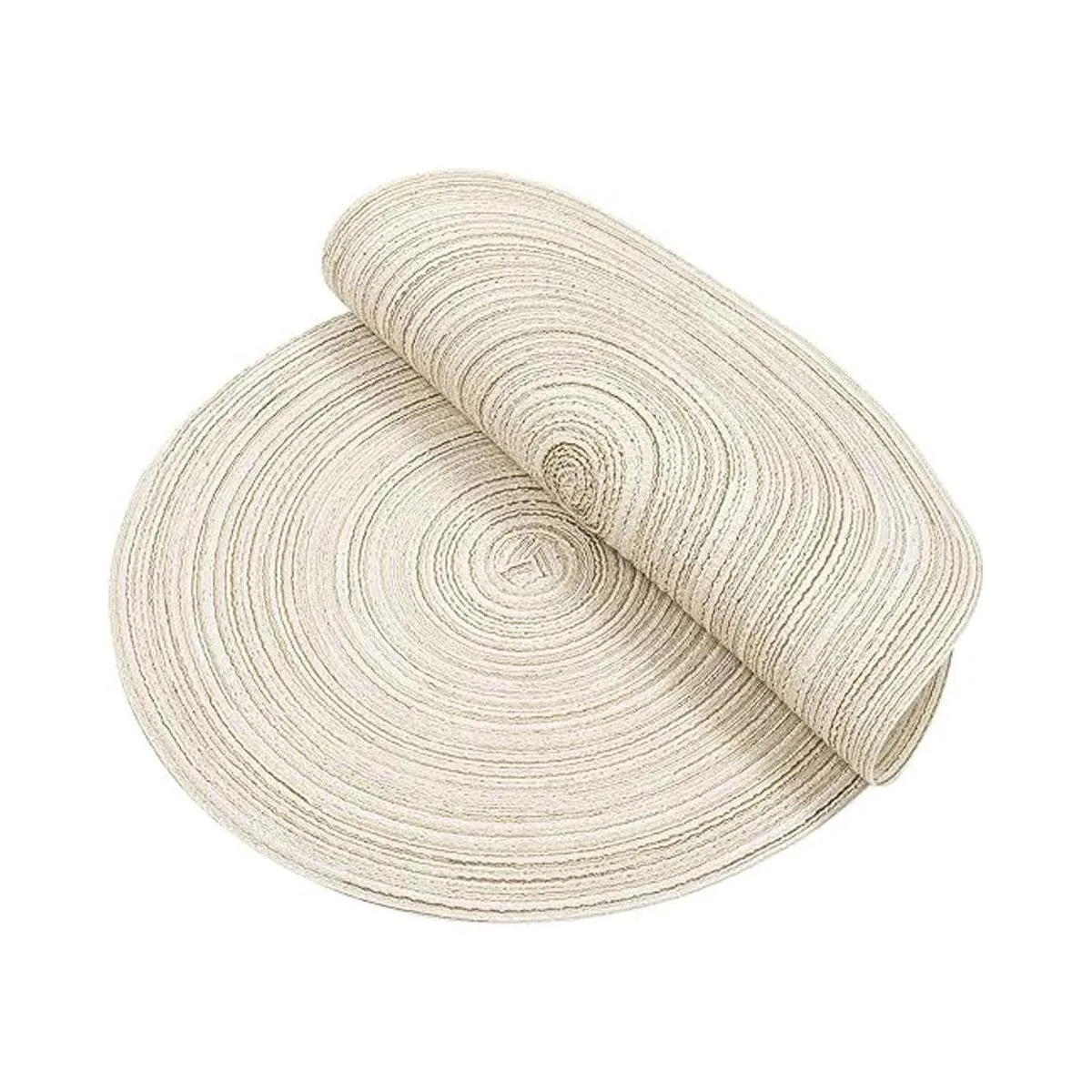 SHACOS Manteles individuales redondos trenzados de 15.0_2