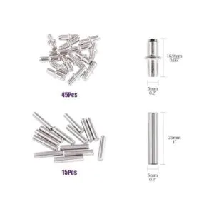 Swpeet Kit de pasadores de estante de 4 estilos 120_3