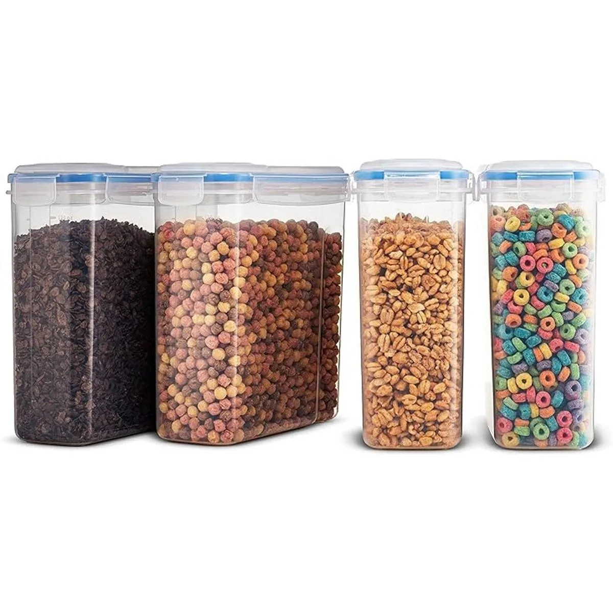 Pack de 4 envases herméticos para cereales y comida seca_3