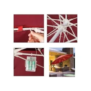 Luces de sombrilla de patio 8 modos de iluminación 104_3