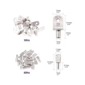 Swpeet Kit de pasadores de estante de 4 estilos 120_2