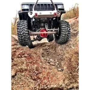 Eje delantero y trasero de aluminio para 110 RC Rock_4