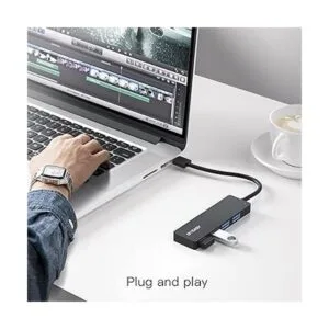 BYEASY Hub USB 3.0 de 4 puertos concentrador de datos_6