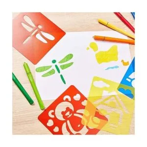 Plantillas de dibujo paquete de 54 plantillas de plástico_4