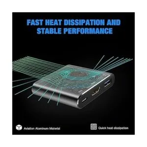 Switch HDMI adaptador Hub dock 4K USB tipo C a HDMI_3