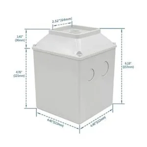 Baomain Caja exterior de interruptor maestro LW28634_2