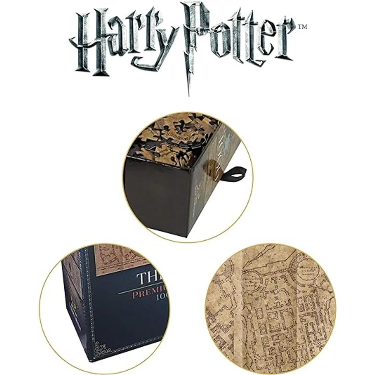 The Noble Collection Rompecabezas de mapa de merodeador de_5