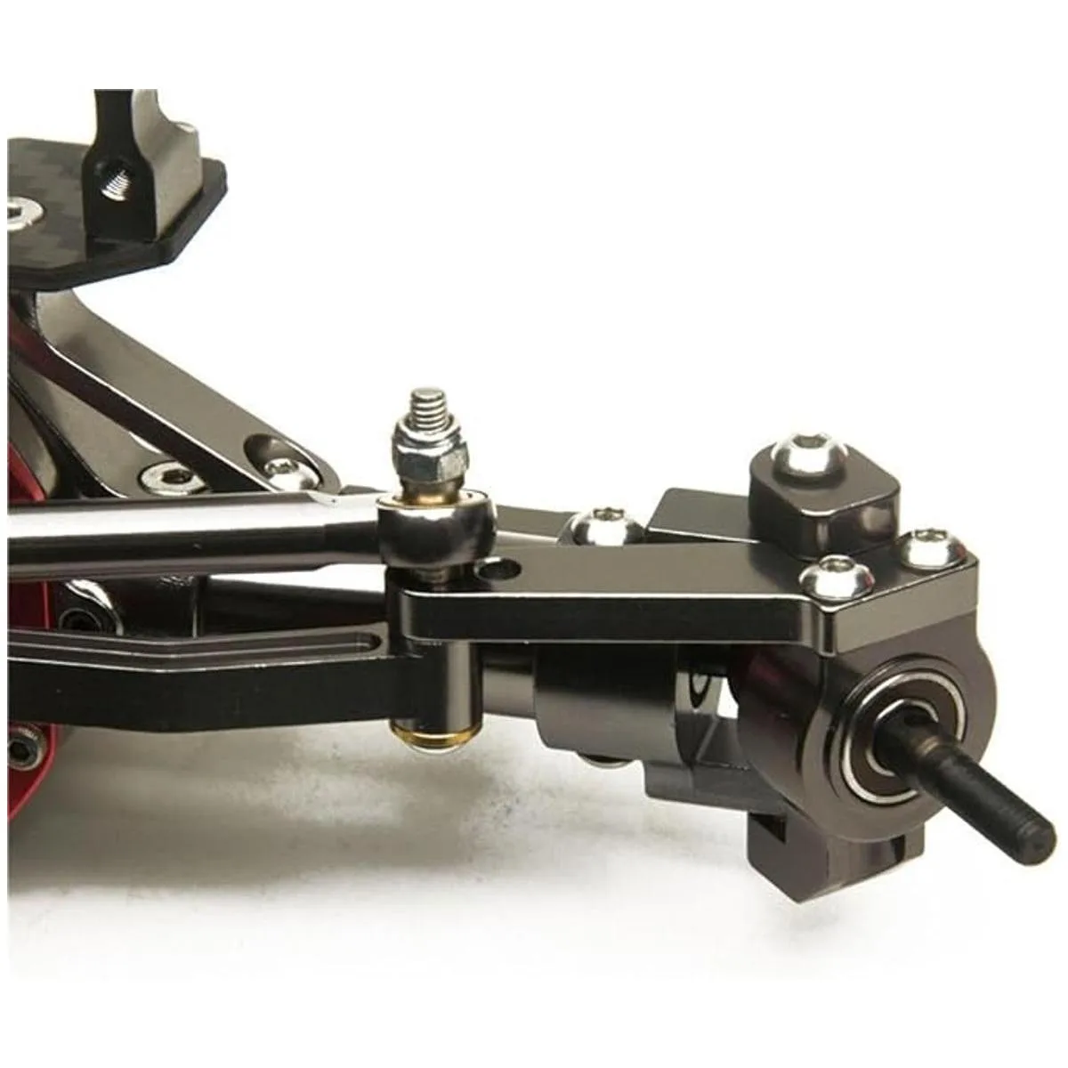 Eje delantero y trasero de aluminio para 110 RC Rock_5