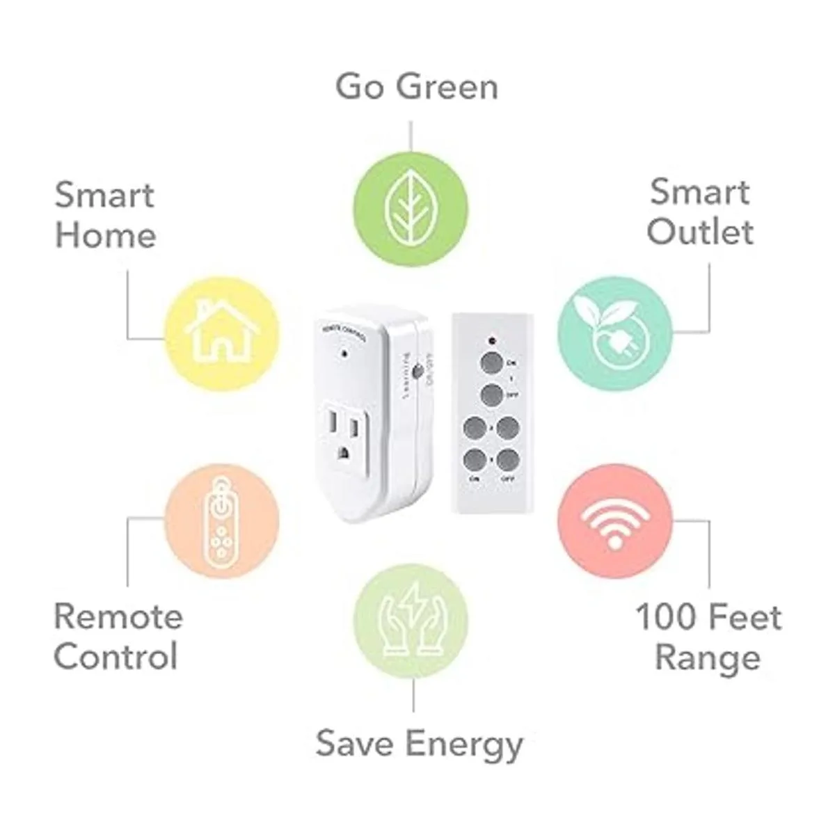 Century Interruptor de salida eléctrica inalámbrico para_3