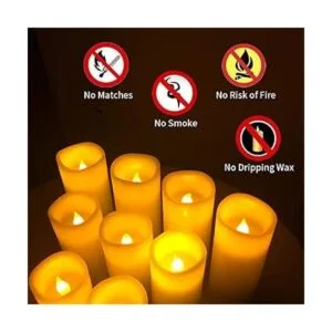 Salipt Velas sin llama velas LED parpadeantes H 4_2