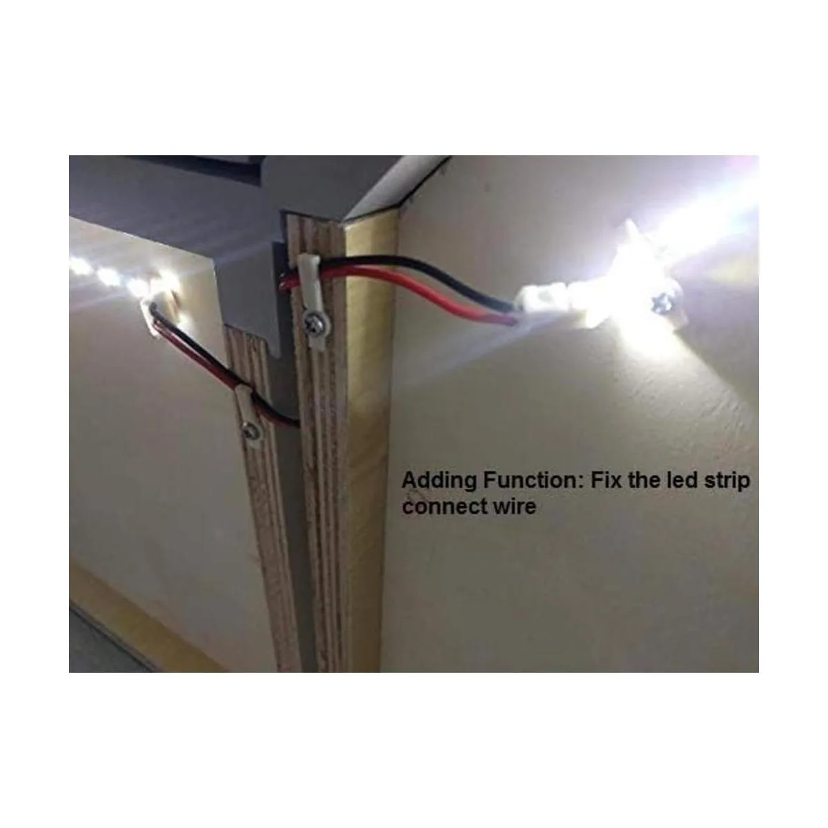 Paquete de 100 soportes de montaje de tira LED pinzas_3