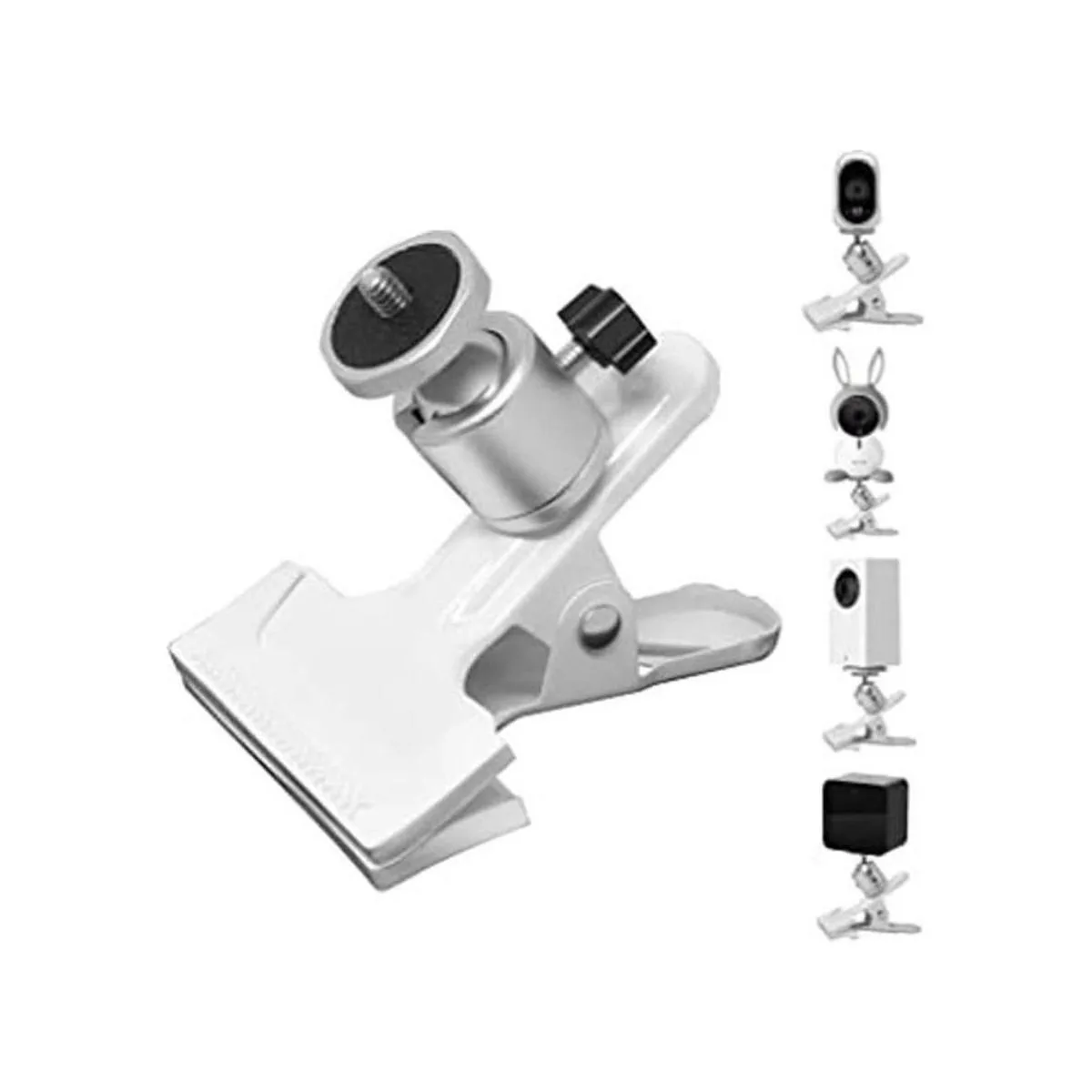 Soporte de metal con clip giratorio de 14 cabeza de bola_1