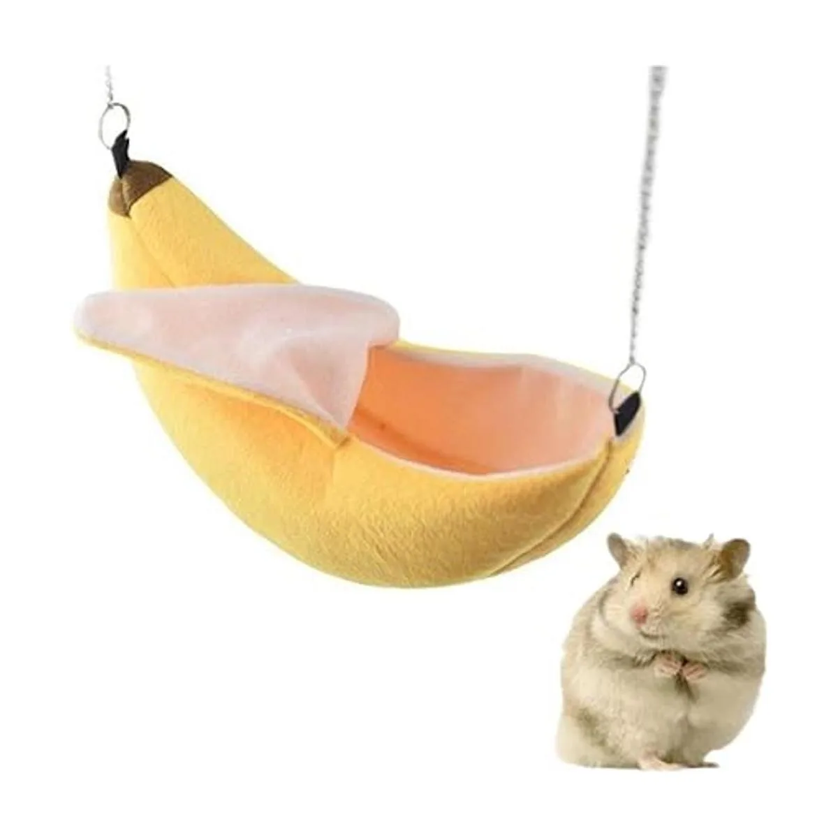 ISMARTEN Hamaca de plátano para cama de hámster hamaca_2