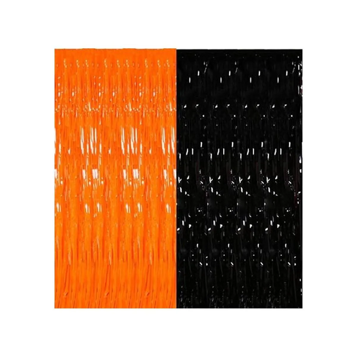 Artfen Cortinas metálicas con flecos para decoración de_6