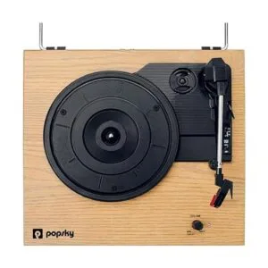 Popsky tocadiscos vintage de 3 velocidades Bluetooth con_2