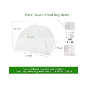 FOOEN Paquete de 6 fundas de malla para picnic al aire_2