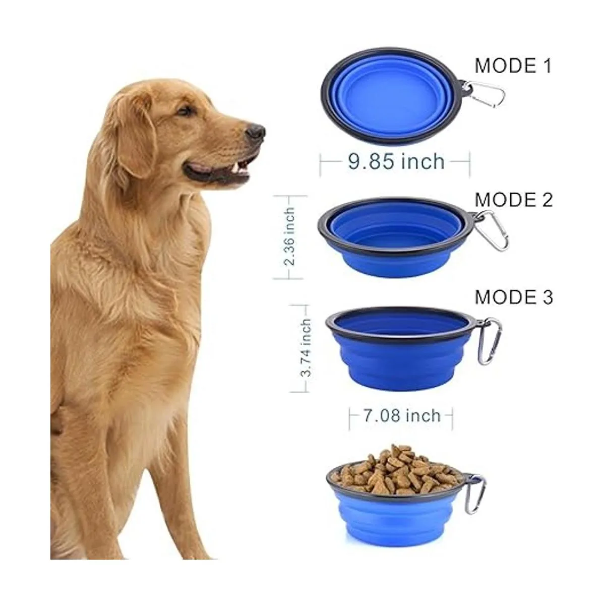 Cuenco plegable extra grande Guardians 3000 ml portátil_6