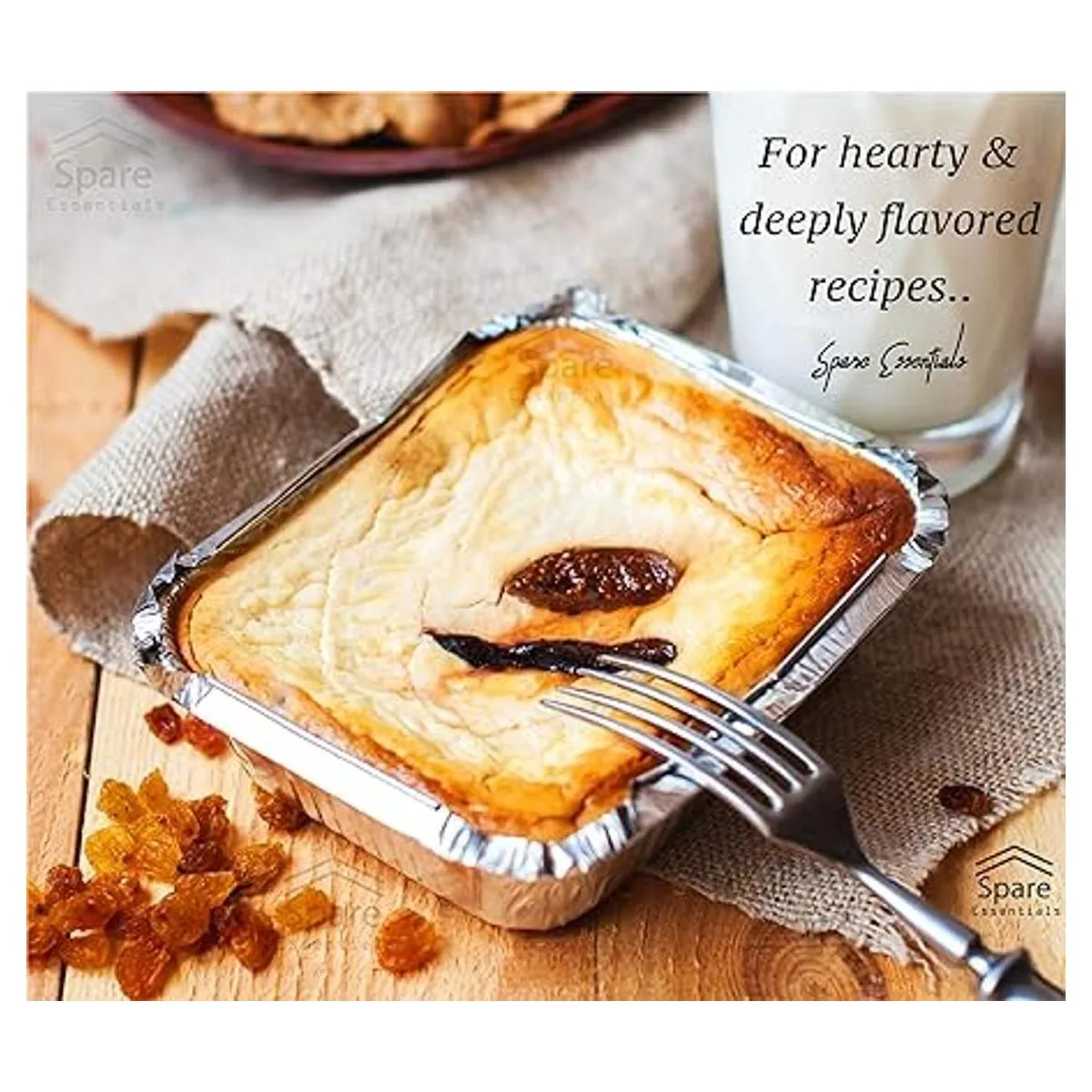 Paquete de 55 sartenes pequeñas de aluminio con tapas_6