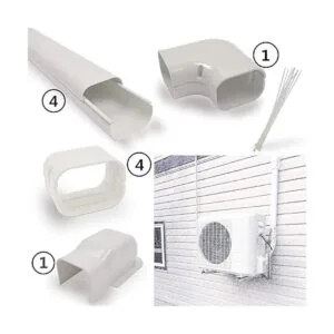 Kit de cubierta decorativa de PVC de 4 pulgadas y 14 pies_2
