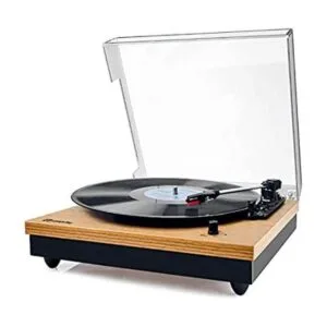 Popsky tocadiscos vintage de 3 velocidades Bluetooth con_1