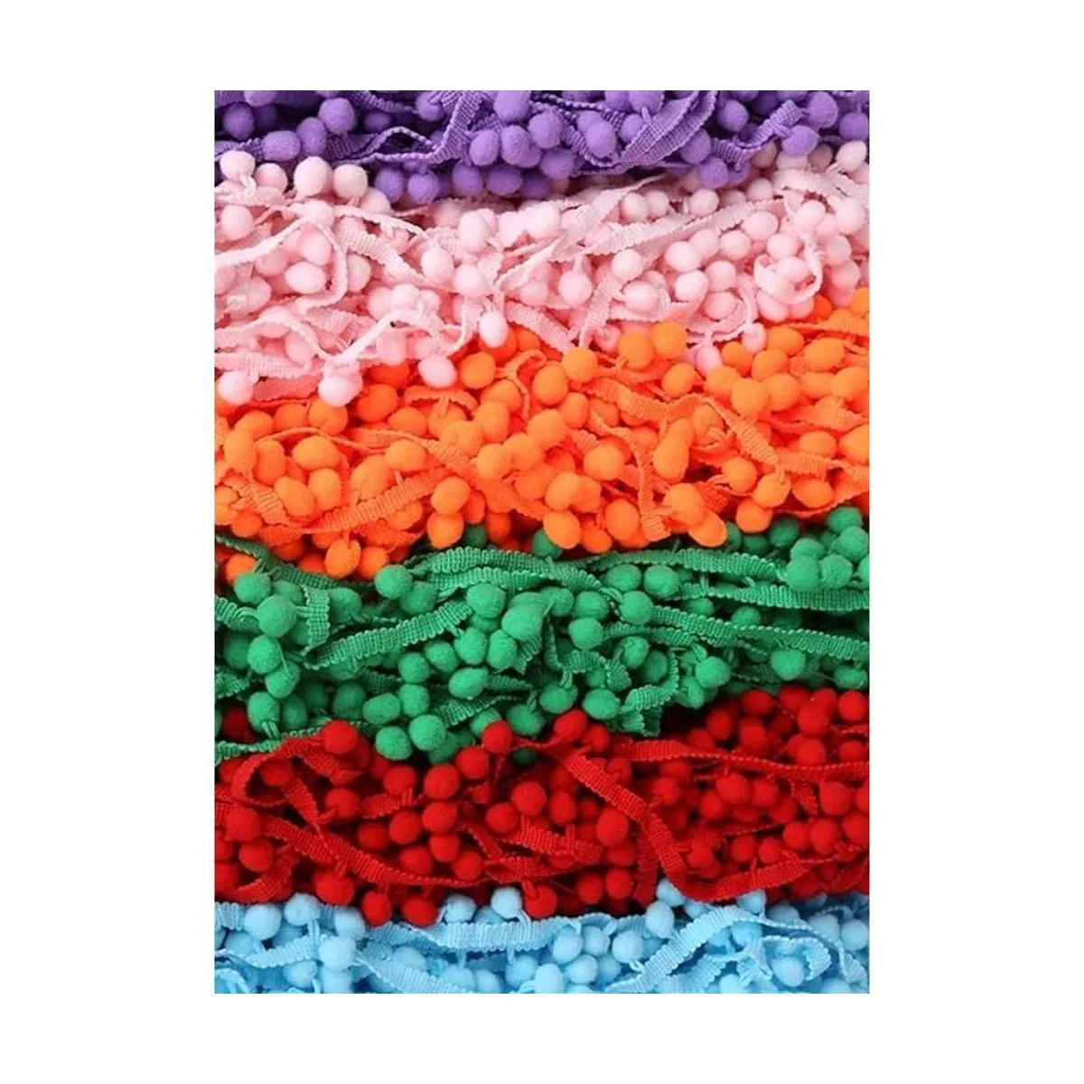 Cinta de costura bordada con borlas de encaje para_4